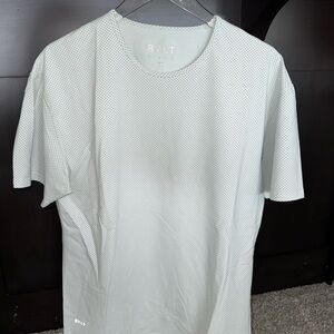 BYLT Basics Mint Green Men’s shirt XL with Black Polka Dots